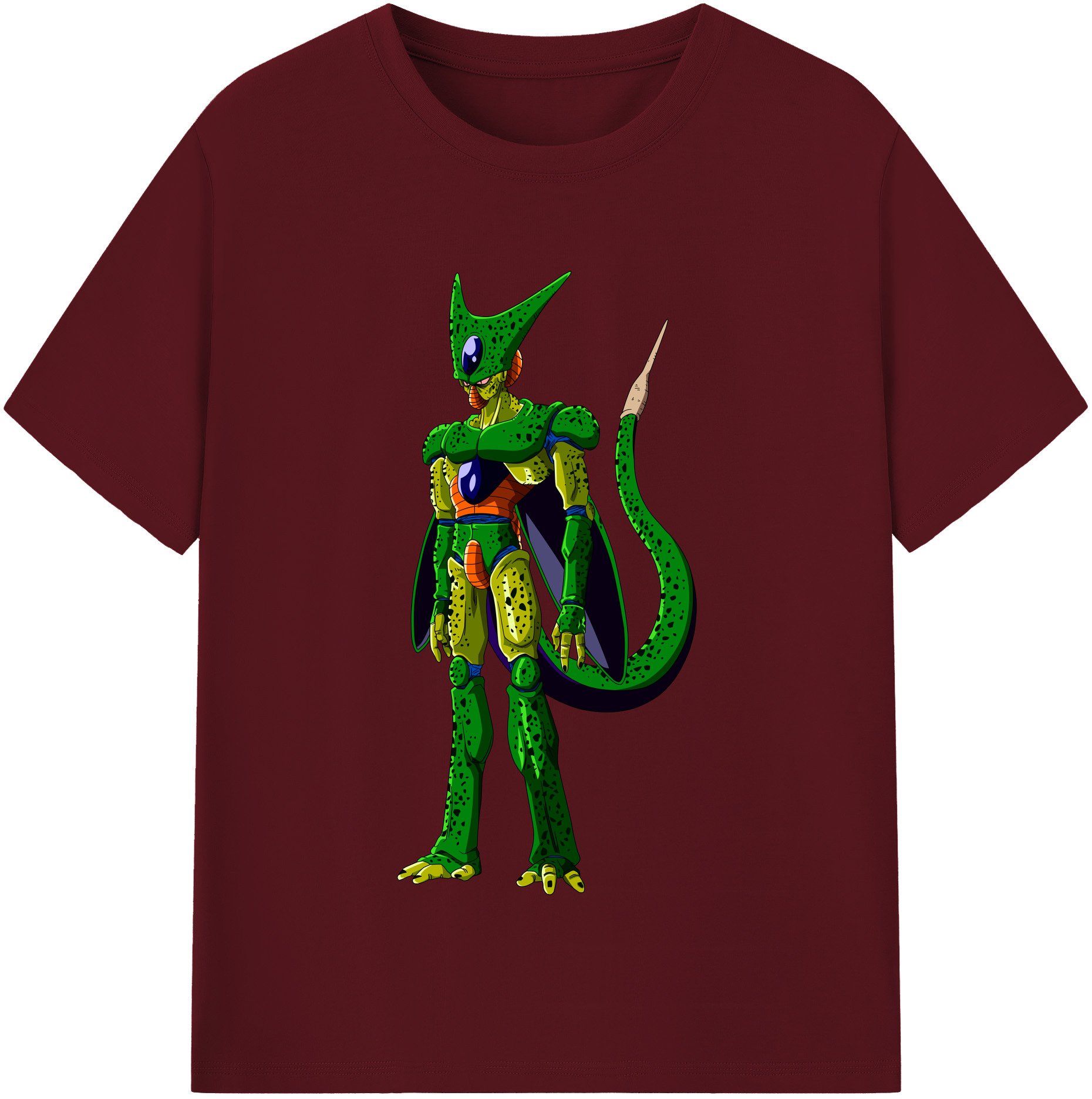 （画像用） ドラゴンボール セル DRAGON BALL Cell 綿100％半袖Tシャツ（フロントプリント）